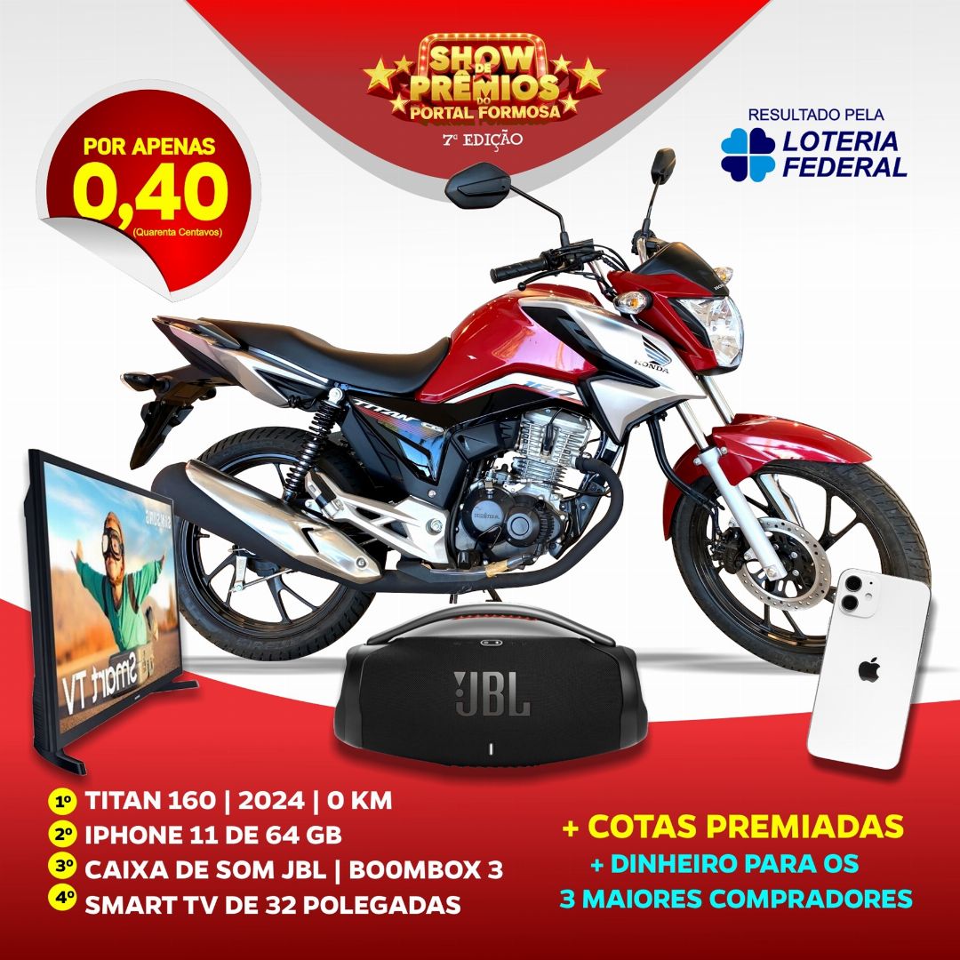 TITAN 160 | IPHONE 11 | BOOMBOX 3 | SMART TV